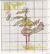 Schema punto croce Cicogna2