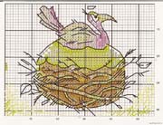 Schema punto croce Cicogna3
