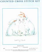 Schema punto croce Conigli Innamorati