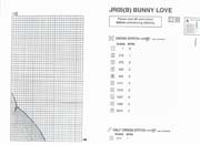 Schema punto croce Conigli Innamorati 2