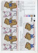 Schema punto croce Coniglietti 2