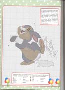 Schema punto croce Coniglietto Sprint