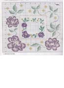 Schema punto croce Cornice Schema