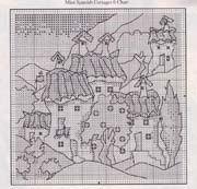 Schema punto croce Cottage 1