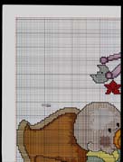 Schema punto croce Culla 1