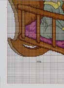Schema punto croce Culla 4