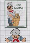 Schema punto croce Cuoco 5