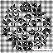 Schema punto croce Cuori Elisa 7