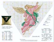 Schema punto croce Cuscini Angeli 2