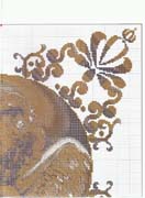 Schema punto croce Cuscini Angelo 4