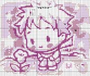 Schema punto croce Cuscini Bambini 1