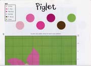 Schema punto croce Cuscini Winnie The Pooh 1