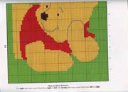 Schema punto croce Cuscini Winnie The Pooh 4