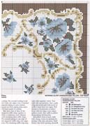 Schema punto croce Cuscino Arabesco2