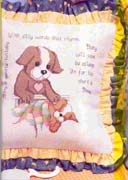 Schema punto croce Cuscino Cane