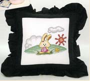 Schema punto croce Cuscino Coniglio