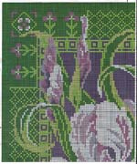 Schema punto croce Cuscino E1