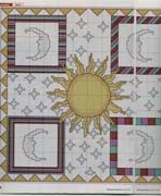 Schema punto croce Cuscino Esoterico 1