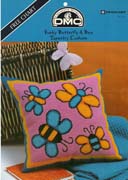 Schema punto croce Cuscino Farfalle