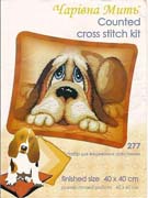 Schema punto croce Cuscino Fido