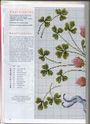 Schema punto croce Cuscino Floreale R1