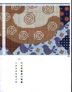 Schema punto croce Cuscino Gatto 4