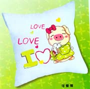 Schema punto croce Cuscino Maialina