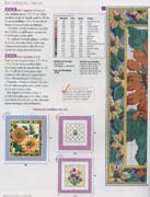 Schema punto croce Cuscino Margherite 1