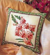 Schema punto croce Cuscino Motivo Floreale