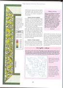 Schema punto croce Cuscino Motivo Floreale 2