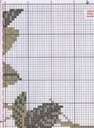 Schema punto croce Cuscino Rose Dmc 3