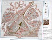 Schema punto croce Cuscino Sinfonia 3