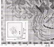 Schema punto croce Cuscino Stilizzato 4