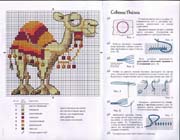 Schema punto croce Dromedario