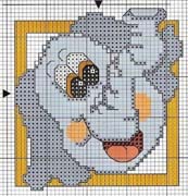 Schema punto croce Ele