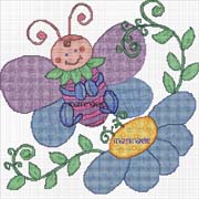 Schema punto croce Farfalla Mammaele