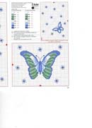 Schema punto croce Farfallina