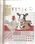 Schema punto croce Fattoria