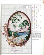 Schema punto croce Finestra Estate