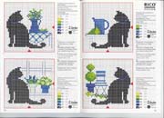 Schema punto croce Gatti Neri