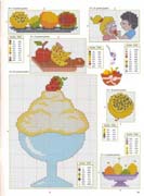 Schema punto croce Gelati 3