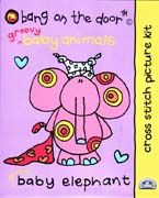 Schema punto croce Groovy Elephant