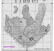 Schema punto croce Hang In There 2