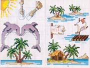 Schema punto croce In Alto Mare