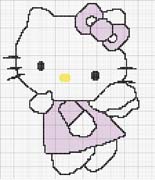Schema punto croce Kitty