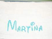 Schema punto croce Martina