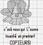 Schema punto croce Mucca Piercing 2