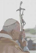 Schema punto croce Papa Wojtyla
