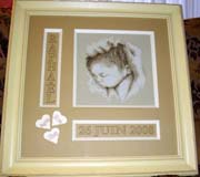 Schema punto croce Quadro Nascita