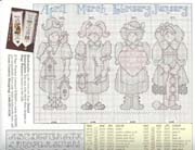 Schema punto croce Segnalibri Compleanno 1